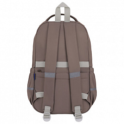 Рюкзак BRAUBERG STYLE, 2 отделения, 4 кармана, "Клетка", коричневый, 40х26х15 см, 274412