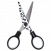 Ножницы 130 мм с цветной печатью "Далматин", чёрно-белые, закругленные, BRAUBERG KIDS, 232276