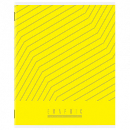 Тетрадь А5, 48 л., STAFF, скоба, линия, офсет №2 ЭКОНОМ, обложка картон, ЯРКАЯ, 405628