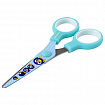 Ножницы 130 мм с цветной печатью "Пингвины", голубые, закругленные, BRAUBERG KIDS, 232271