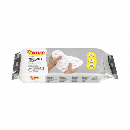 Паста (масса) для моделирования и лепки JOVI, отвердевающая, 250 г, белая, 83