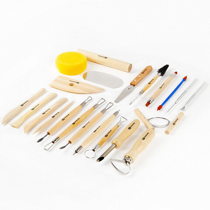 Набор инструментов для лепки и моделирования 42 шт. в подарочной коробке, BRAUBERG ART CLASSIC, 271175