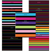 Тетрадь А5, 96 л., BRAUBERG, скоба, клетка, глянцевая ламинация, "Color Stripes", 404430