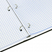 Тетрадь на кольцах БОЛЬШАЯ А4, 220х305 мм, 100 л., твердый картон, клетка, BRAUBERG, "Nature", 405411