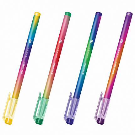 Ручка гелевая BRAUBERG GRADE NEON, ЧЕРНАЯ, игольчатый узел 0,5 мм, линия письма 0,3 мм, 144285
