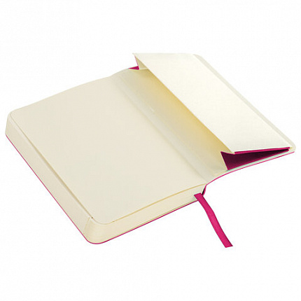 Ежедневник недатированный МАЛЫЙ 100х150 мм А6 BRAUBERG "Metropolis Ultra", под кожу, 160 л., розовый, 113302