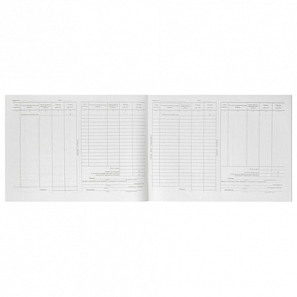 Кассовая книга Форма КО-4, 48 л., картон, типограф. блок, альбомная, А4 (290х200 мм), 130008