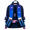 Ранец BRAUBERG FIT, 2 отделения, Night watcher, СВЕТЯЩИЙСЯ, 38х27х14 см, 273108