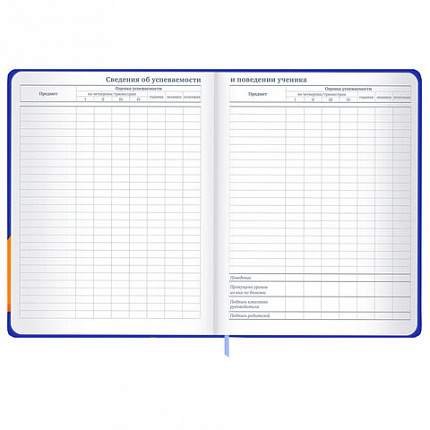 Дневник 1-11 класс 48 л., твердый, BRAUBERG, матовая ламинация, резинка, закладка-ляссе, с подсказом, "Гусь", 107237