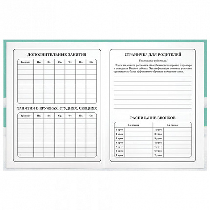 Дневник 1-4 класс 48 л., гибкая обложка, ЮНЛАНДИЯ, выборочный лак, с подсказом, "Вишенки", 106589