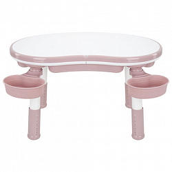 Стол детский трансформер 3 в 1 BRABIX KIDS CT-001, растущий, 2-8 лет, пластик, розовый, 533289