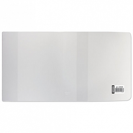 Обложка ПВХ для учебника, ПИФАГОР, размер универсальный, прозрачная, плотная, 120 мкм, 233х455 мм, 224838