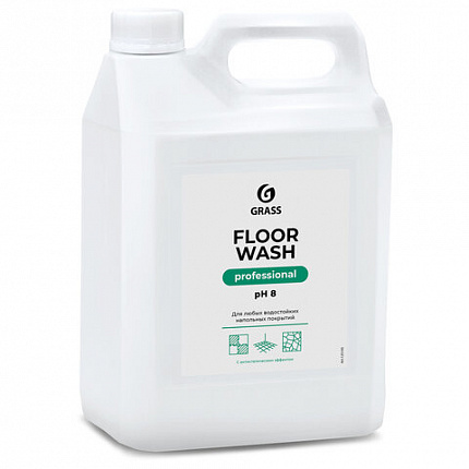 Средство концентрат для машинной и ручной мойки полов 5,1 кг, GRASS FLOOR WASH, нейтральное, 125195