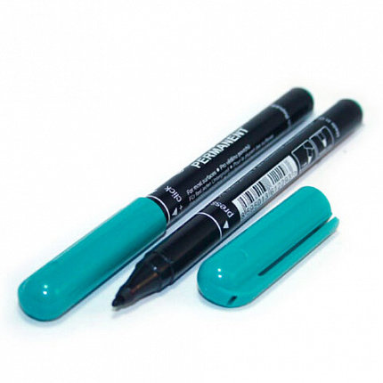 Маркер перманентный CENTROPEN 2846, ЗЕЛЕНЫЙ тонкий наконечник, 1 мм, 628469410