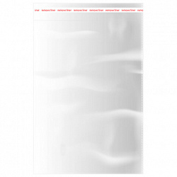 Пакеты БОПП с клеевым клапаном, КОМПЛЕКТ 100 штук, 25х35 + 4 см, 53 мкм, с усиленным швом, BRAUBERG, 700417