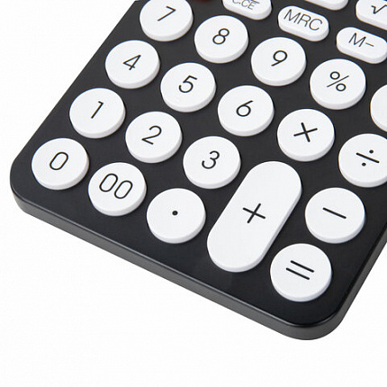 Калькулятор настольный BRAUBERG STYLE-12-BK (157х106 мм), 12 разрядов, двойное питание, ЧЕРНЫЙ, 272965