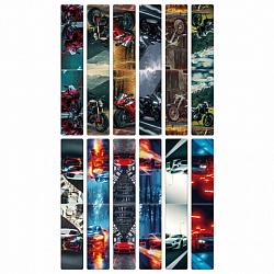 Закладки для книг МАГНИТНЫЕ, "BOYS", комплект 12 штук, 60x20 мм, FUNSTER (ФАНСТЕР), 116656