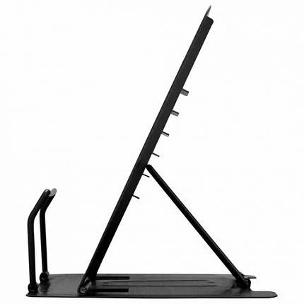 Подставка для книг и учебников ЮНЛАНДИЯ "Space", регулируемый угол наклона, металл, 237577