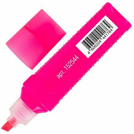 Текстовыделитель STAFF "EVERYDAY HL-707", РОЗОВЫЙ, линия 1-5 мм, скошенный наконечник, 152544
