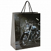 Пакет подарочный (1 штука) 26x13x32 см, ЗОЛОТАЯ СКАЗКА "Мотоцикл", ламинированный, 606589