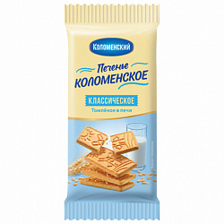 Печенье сахарное классическое КОЛОМЕНСКОЕ, 30 шт. по 30 г, в шоубоксе