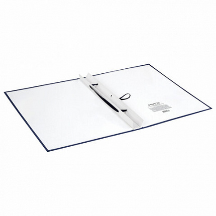 Папка-обложка "Выпускная квалификационная работа" STAFF, А4, 3 отверстия под дырокол, шнур, Синяя, 117576