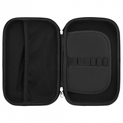 Пенал ЮНЛАНДИЯ большой, 1 отделение, 1 откидная планка, карман, полиэстер/EVA, 22х15х5 см, "Lucky gamer", 273196