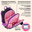 Ранец BRAUBERG ORIGINAL, 2 отделения, с брелоком, "Космический кот", 38х29х16 см, 274403