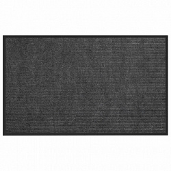 Коврик придверный 90х150 см, СЕРЫЙ, влаго-грязезащитный, 430 г/м2, ребристый, ЛЮБАША СТАНДАРТ, 701039