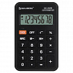 Калькулятор карманный BRAUBERG DC-210N (63х98 мм), 8 разрядов, черный, 272953