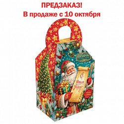 Подарок новогодний "ПРАЗДНИЧНЫЙ СВИСТОК", НАБОР конфет 700 г, картонная коробка, МОСУПАК, 13072/Х26020