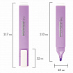 Текстовыделитель ЮНЛАНДИЯ "COLORSTAR PASTEL", ЛАВАНДОВЫЙ, линия 1-4 мм, 151714
