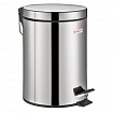 Ведро мусорное с педалью 3 литра "Classic", ЗЕРКАЛЬНОЕ, нержавеющая сталь, со съемным внутренним ведром, LAIMA, 604942