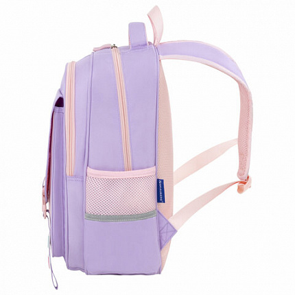 Рюкзак BRAUBERG SNAP, 2 отделения, 3 кармана, "Delicate lilac", 39х28х16 см, 272068
