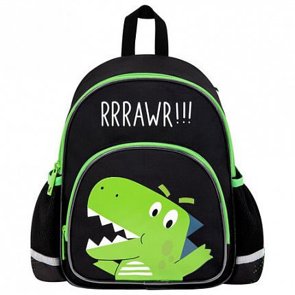 Рюкзак BRAUBERG KIDS PLAY детский, 1 отделение, 3 кармана, "Dino rawr", 29х23х12 см, 274430