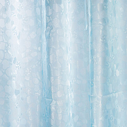 Шторка для ванной EVA, 180х200 см, кольца в комплекте, СИНЯЯ ЛЕДЯНАЯ СВЕЖЕСТЬ, PRIMILA (ПРИМИЛА), 700100
