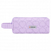 Пенал-косметичка HEIKKI (ХЕЙКИ) с ручкой, 1 отделение, стеганый полиэстер, 21х8х5 см, фиолетовый, 273606