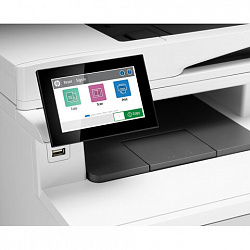 МФУ лазерное ЦВЕТНОЕ HP Color LJ Enterprise M480f "4 в 1", А4, 27 стр./мин, 55000 стр./мес, ДУПЛЕКС, ДАПД, сетевая карта, 3QA55A