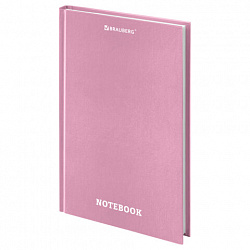 Блокнот А5 134х206мм, 80 л., твердый, клетка, BRAUBERG, МОРАНДИ, 118556