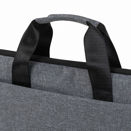 Сумка портфель HEIKKI ULTRA (ХЕЙКИ) с отд. для ноутбука 15,6", Dusky, темно-серая, 28х39х3 см, 272608