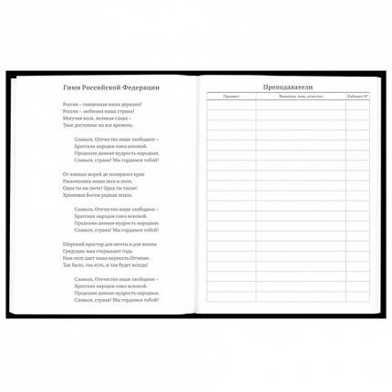 Дневник 5-11 класс 48 л., твердый, BRAUBERG, матовая ламинация, с подсказом, "Штош", 107190