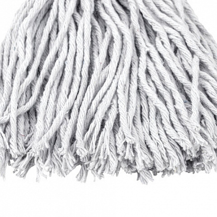 Насадка МОП веревочная для швабры, крепление еврорезьба, хлопок, длина 28 см, 200 г, LAIMA, 603788