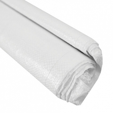 Мешки полипропиленовые до 50 кг, комплект 10 шт., 105х55 см, вес 72 г, без вкладыша, белые, 601139