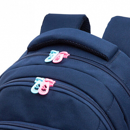 Рюкзак GRIZZLY школьный, анатомическая спинка, 3 отделения, для девочек, "COOL 2DAY", 40х27х20 см, RG-561-1/3