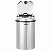 Ведро для мусора СЕНСОРНОЕ 12 л, нержавеющая сталь, зеркальная крышка, питание от 4-х батареек AA (не входят в комплект), LAIMA, 609327