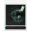 Мешок для обуви BRAUBERG KIDS, с петлей, светоотражающая полоса, 46х36 см, Green ball, 272393