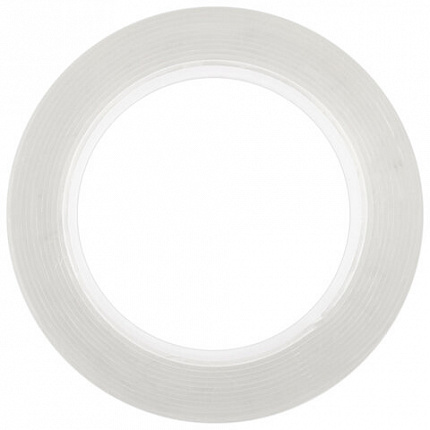 Многоразовая двухсторонняя прозрачная крепежная лента, скотч NANO tape, 2 м x 3 см, толщина 1 мм, WBZ (ВБЗ), 700425