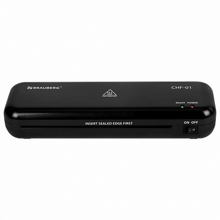 Ламинатор BRAUBERG CHF-01 А4, 60-150 мкм, 25 см/мин, с подарочным набором для ламинирования: резак, обрезчик углов, пленка 52 шт., 532861