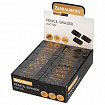 Ластик BRAUBERG "GOLDEN BLACK", 50х24х10 мм, прямоугольный, картонный держатель, экологичный ПВХ, ассорти, 272728