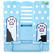 Подставка для книг и учебников большая BRAUBERG KIDS "Lil Paws", регулируемый угол наклона, металлическая, 238053